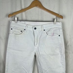 🌶 3/$30 Levi’s 511, White Thrashed